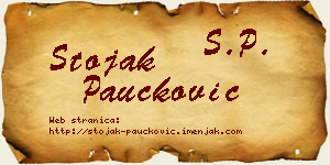 Stojak Paučković vizit kartica